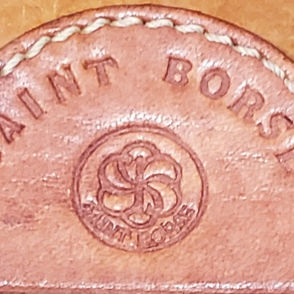 SAINT BORSE LEATHER SATCHEL